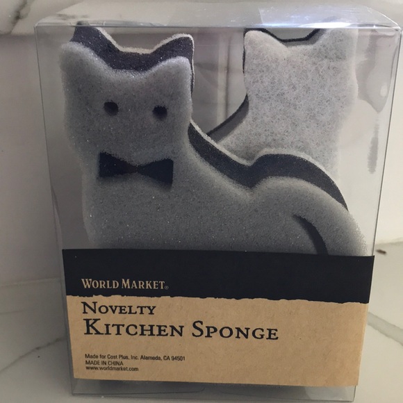 Other - 2 Kitchen Sponges for Cat Lovers :)